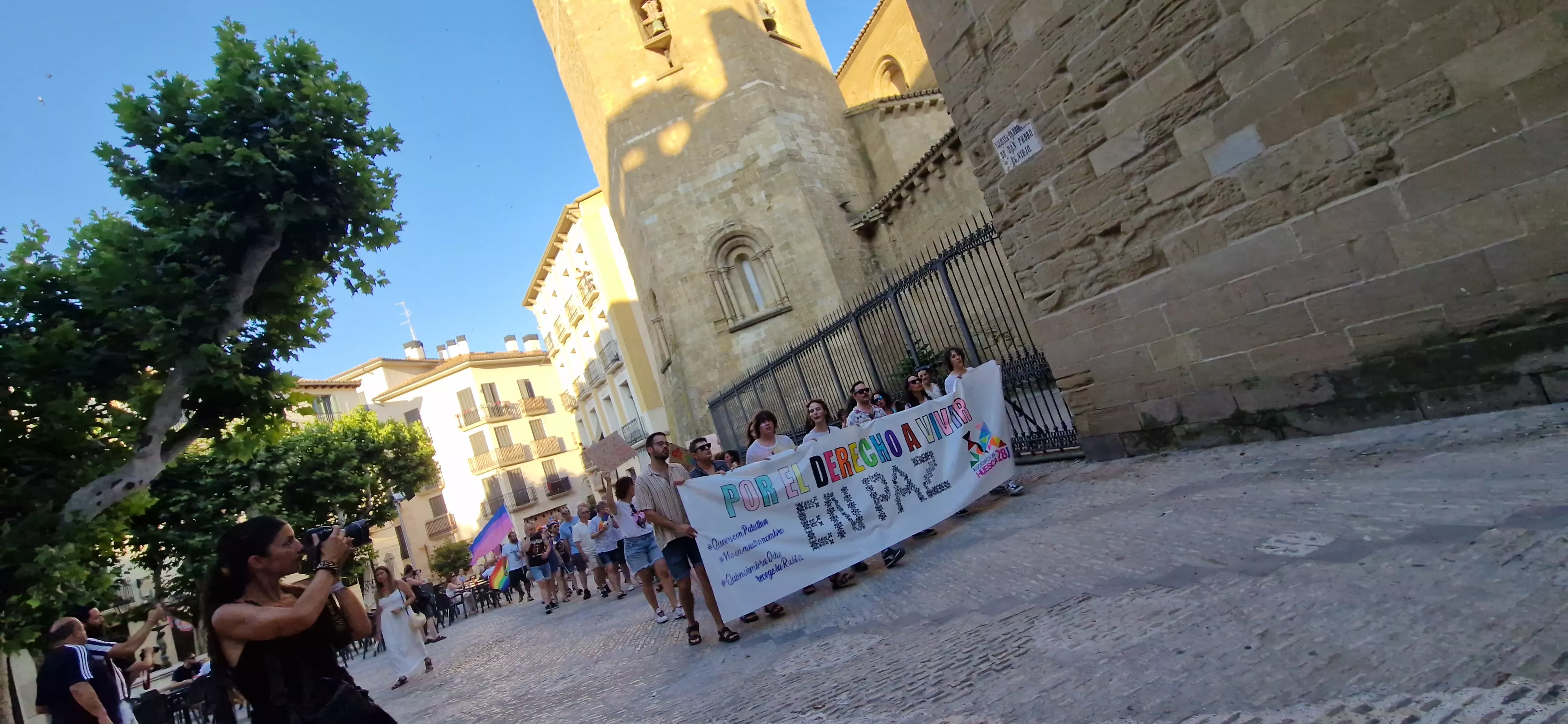 Día del Orgullo LGTBIQA+ en Huesca. Foto Myriam Martínez