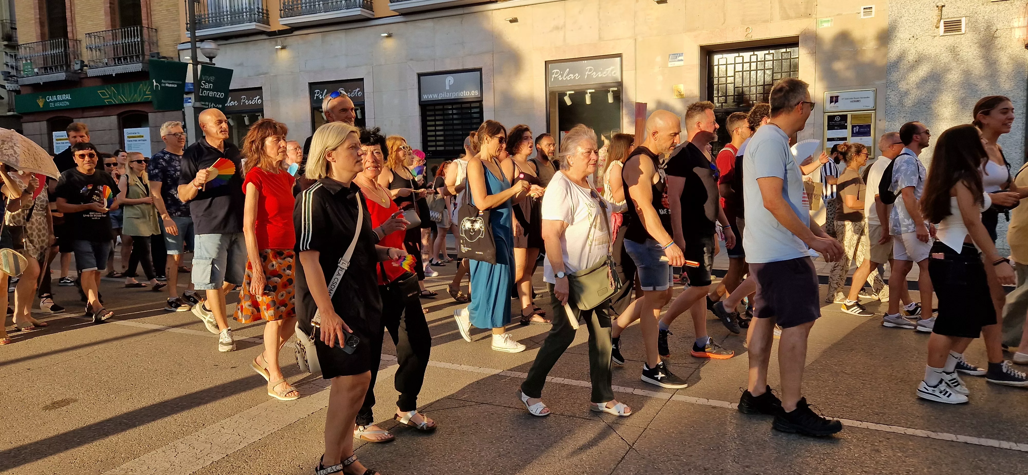 Día del Orgullo LGTBIQA+ en Huesca. Foto Myriam Martínez