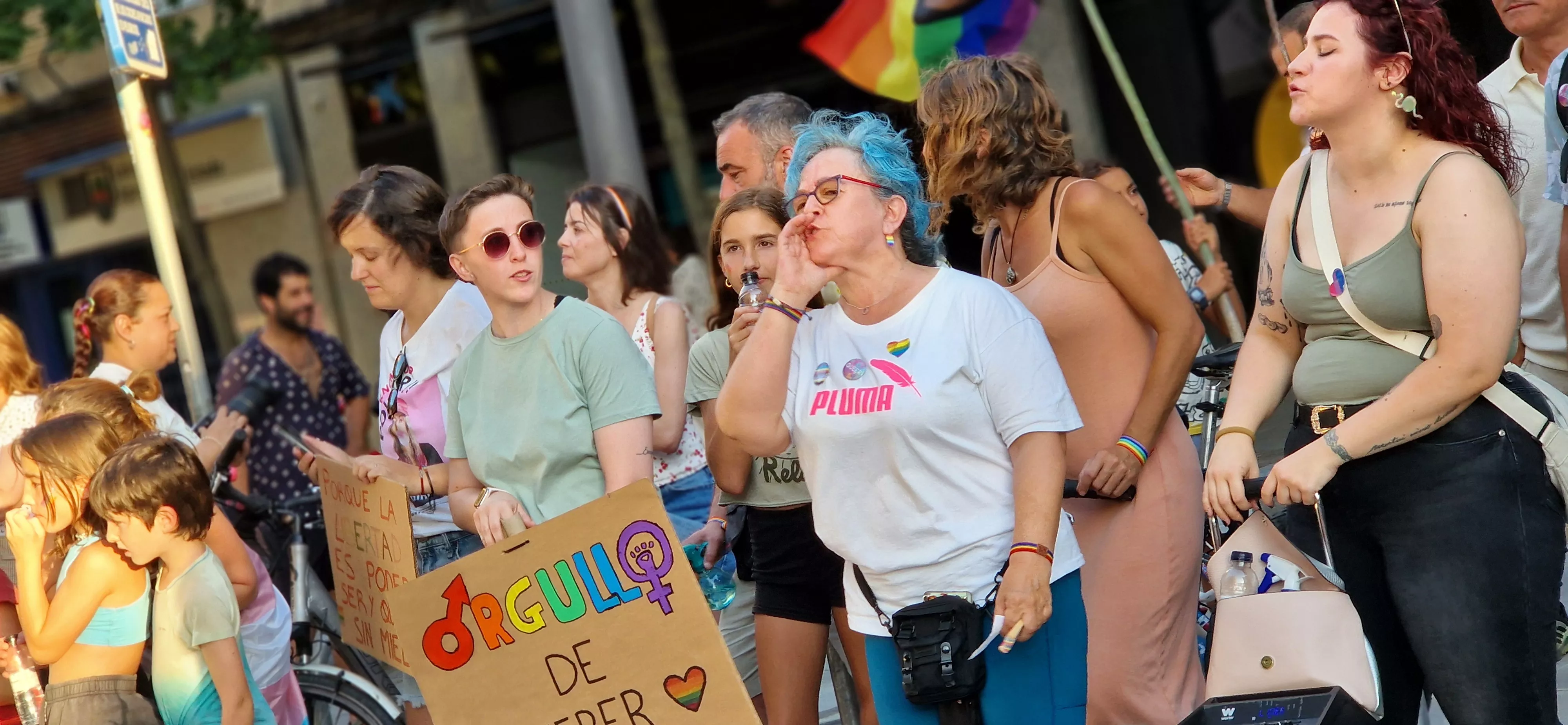 Día del Orgullo LGTBIQA+ en Huesca. Foto Myriam Martínez