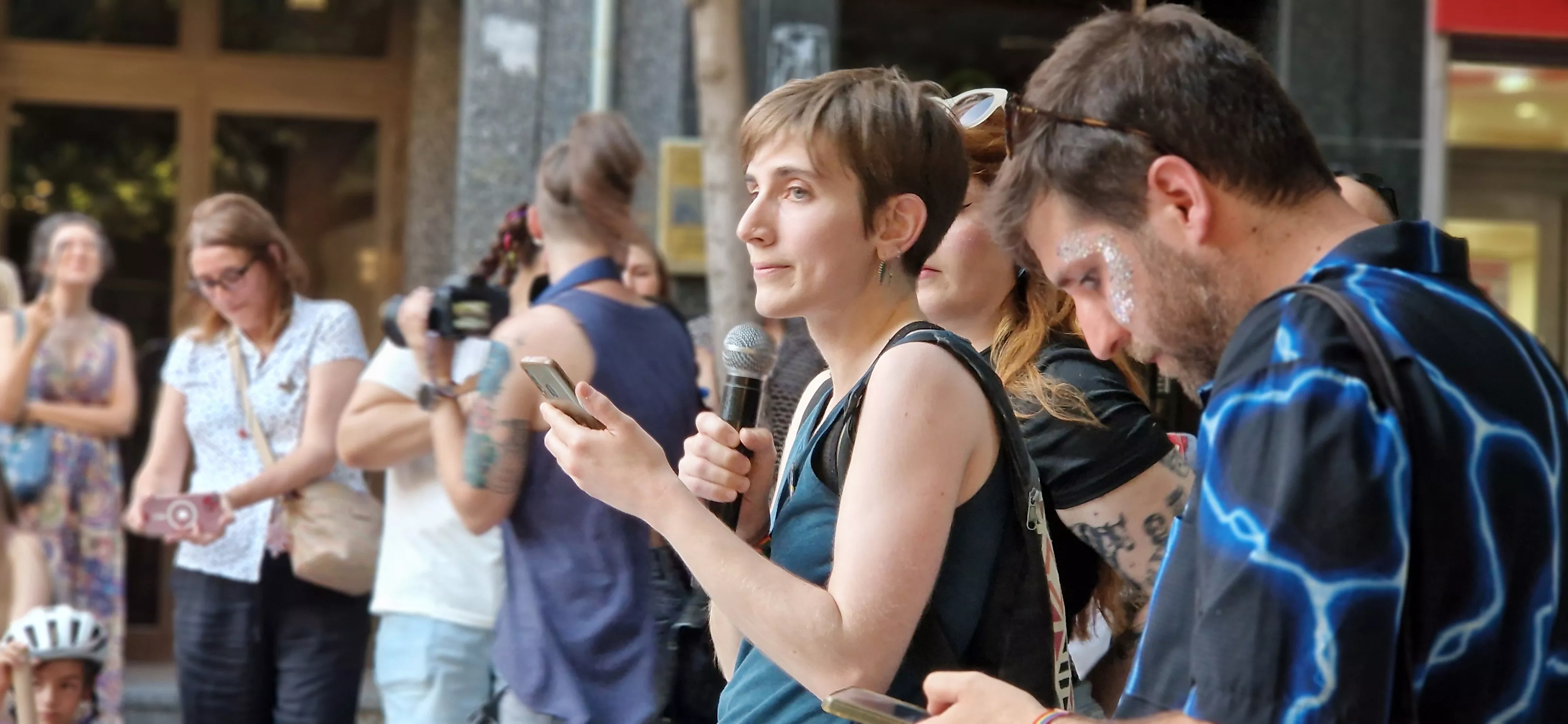 Día del Orgullo LGTBIQA+ en Huesca. Foto Myriam Martínez