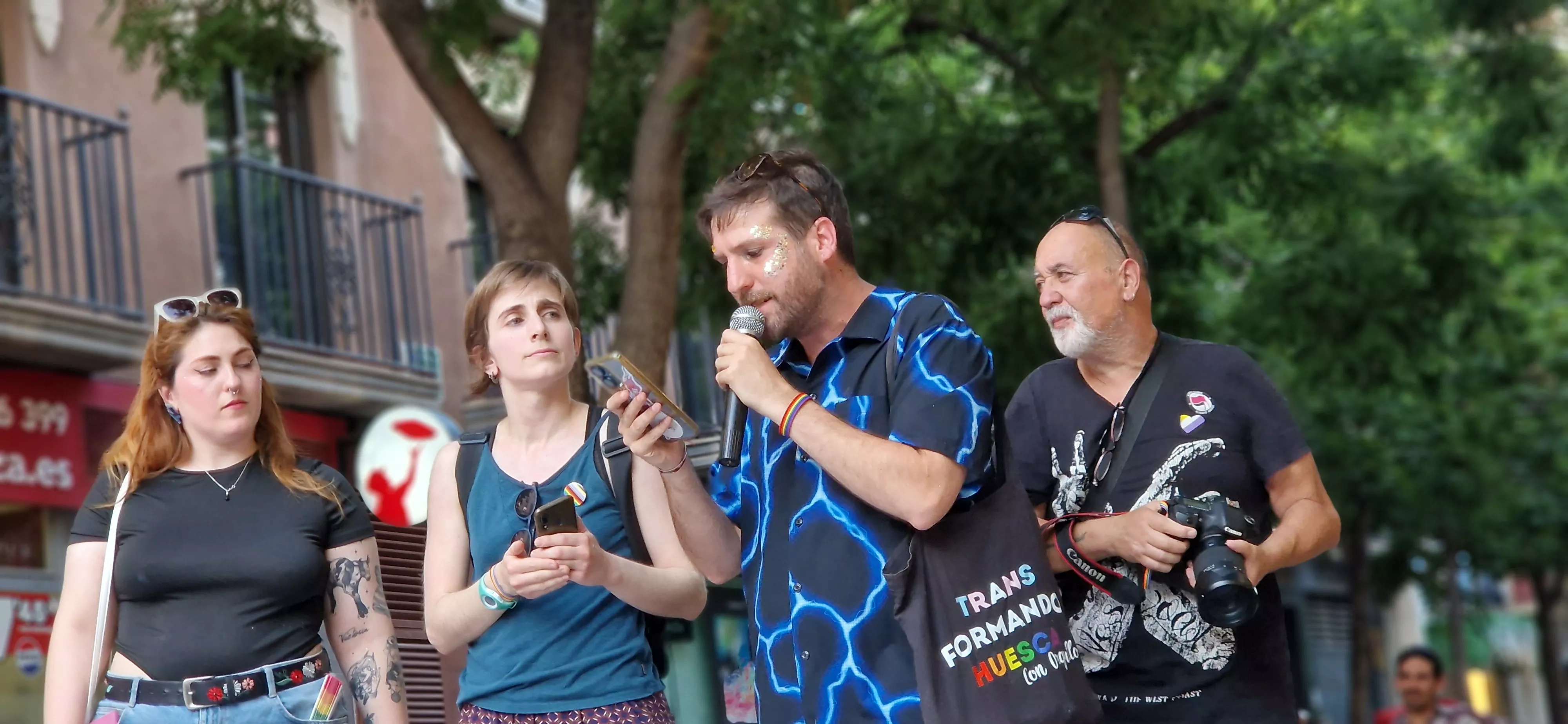 Día del Orgullo LGTBIQA+ en Huesca. Foto Myriam Martínez