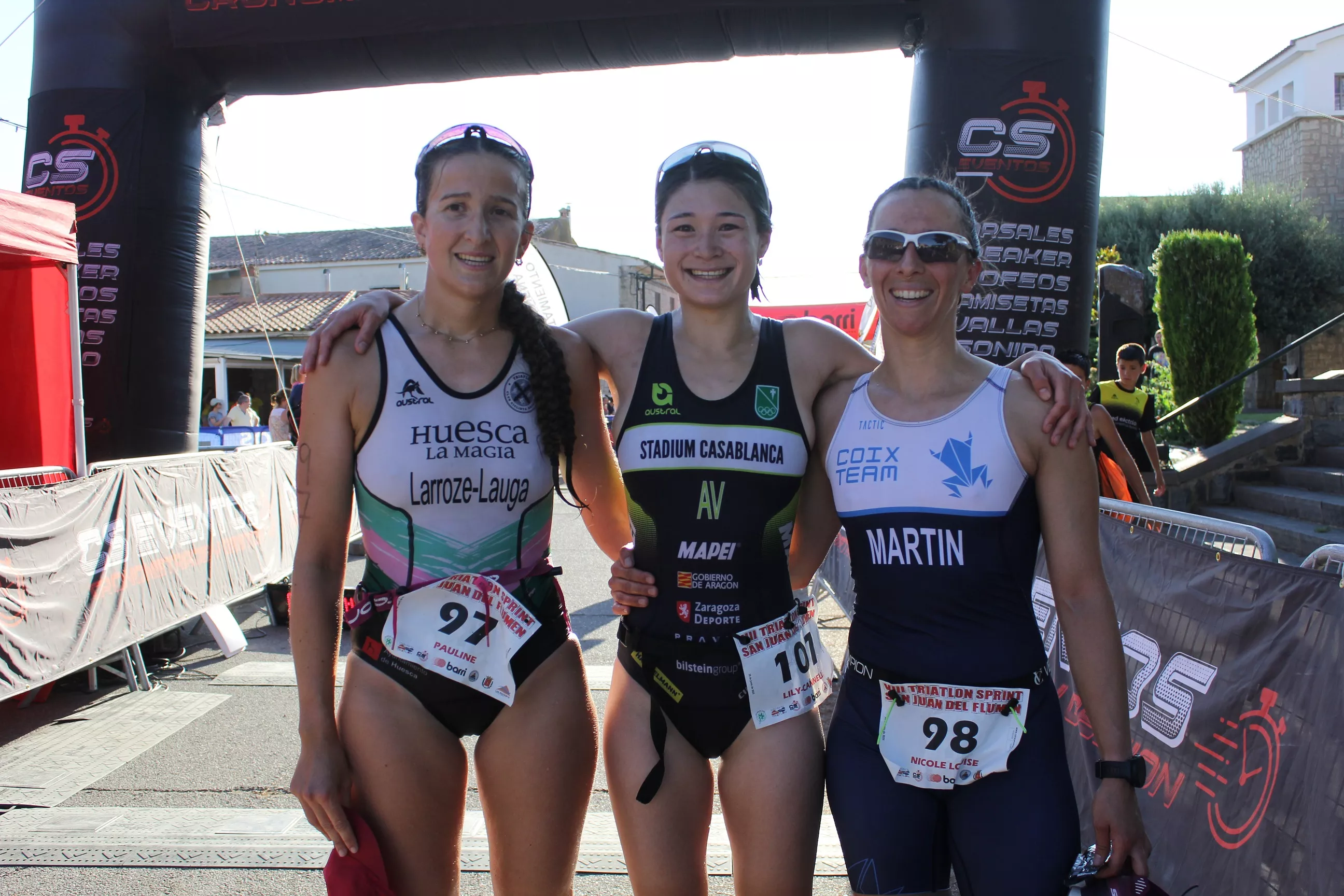 Tres primeras femenino