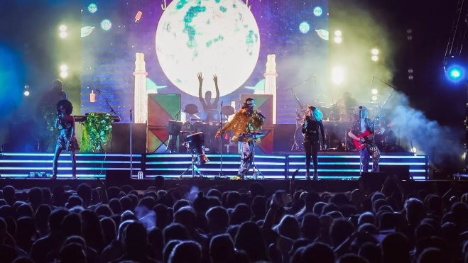 Crystal Fighters actúan en el Polifonik Sound Crystal Fighters actúan en el Polifonik Sound