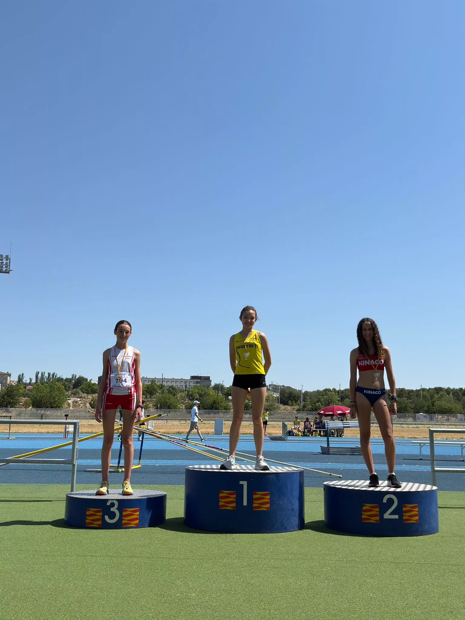 María Castanera, segunda en 1000