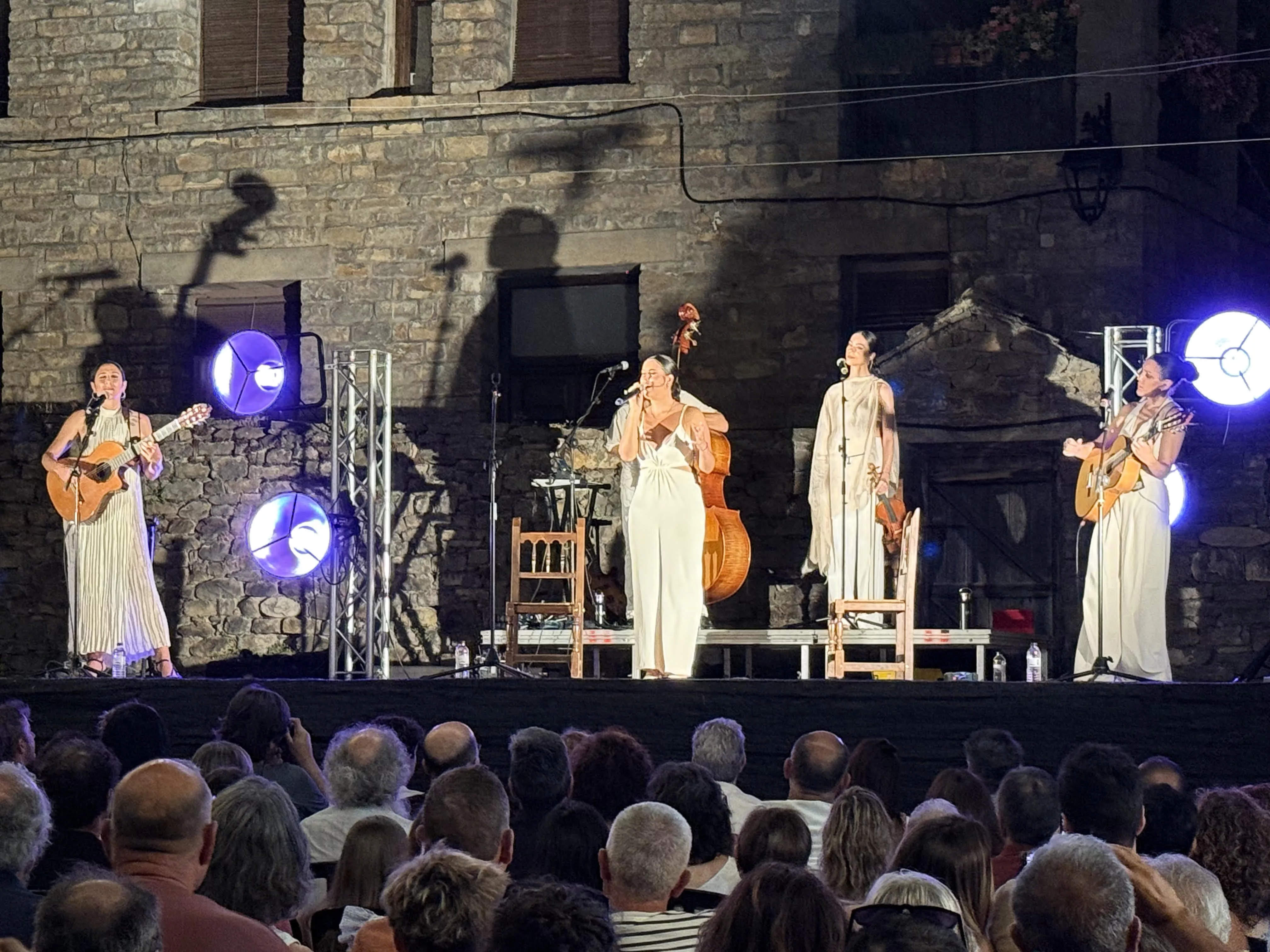 Las Migas en el Festival Castillo de Aínsa.