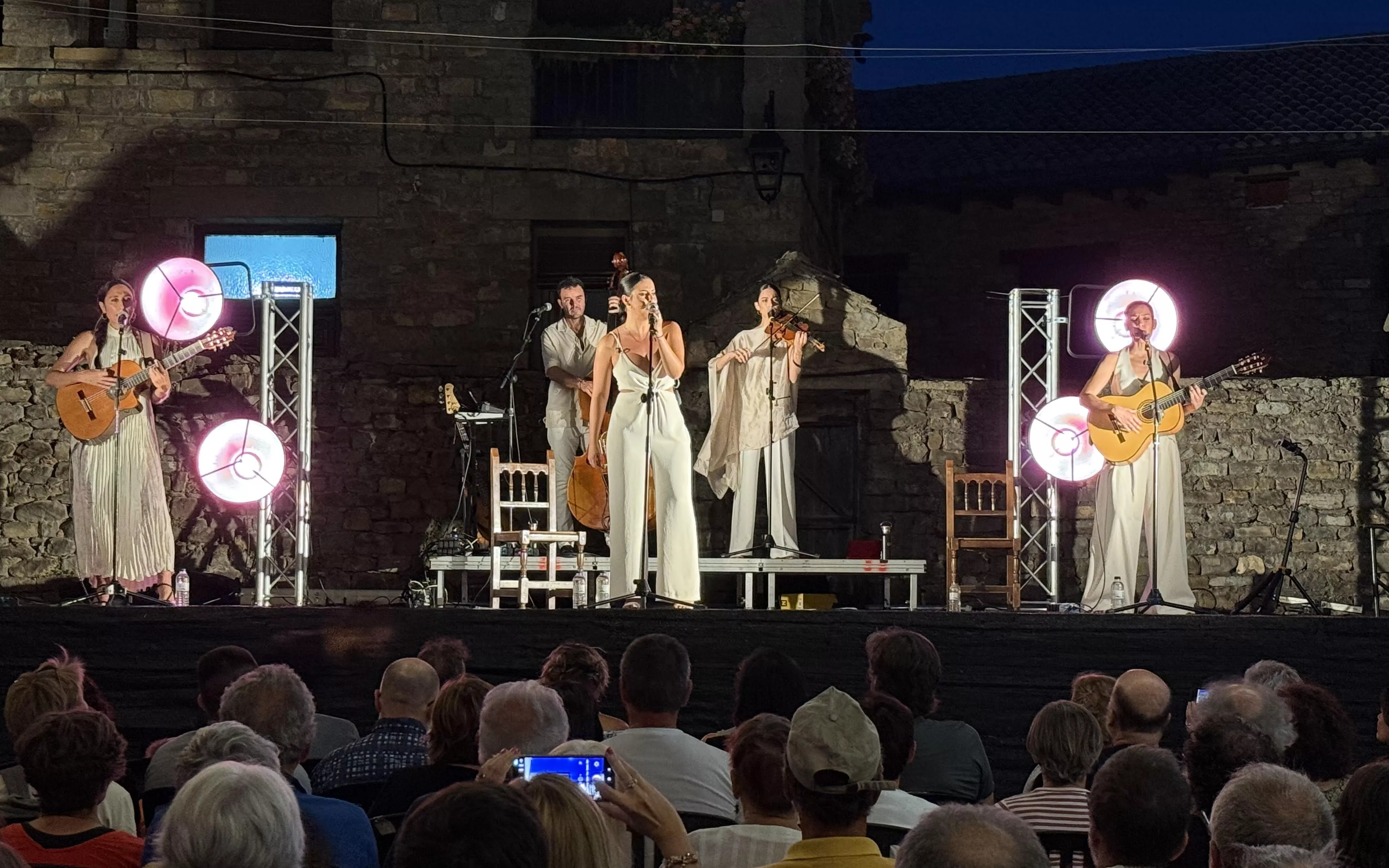 Las Migas en el Festival Castillo de Aínsa.