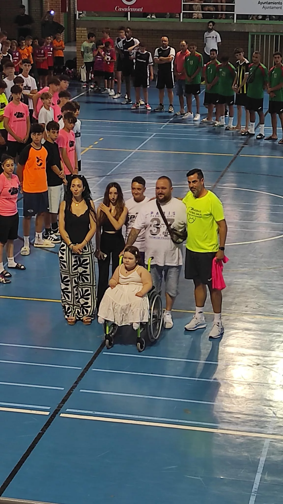 Homenaje a la niña Candela