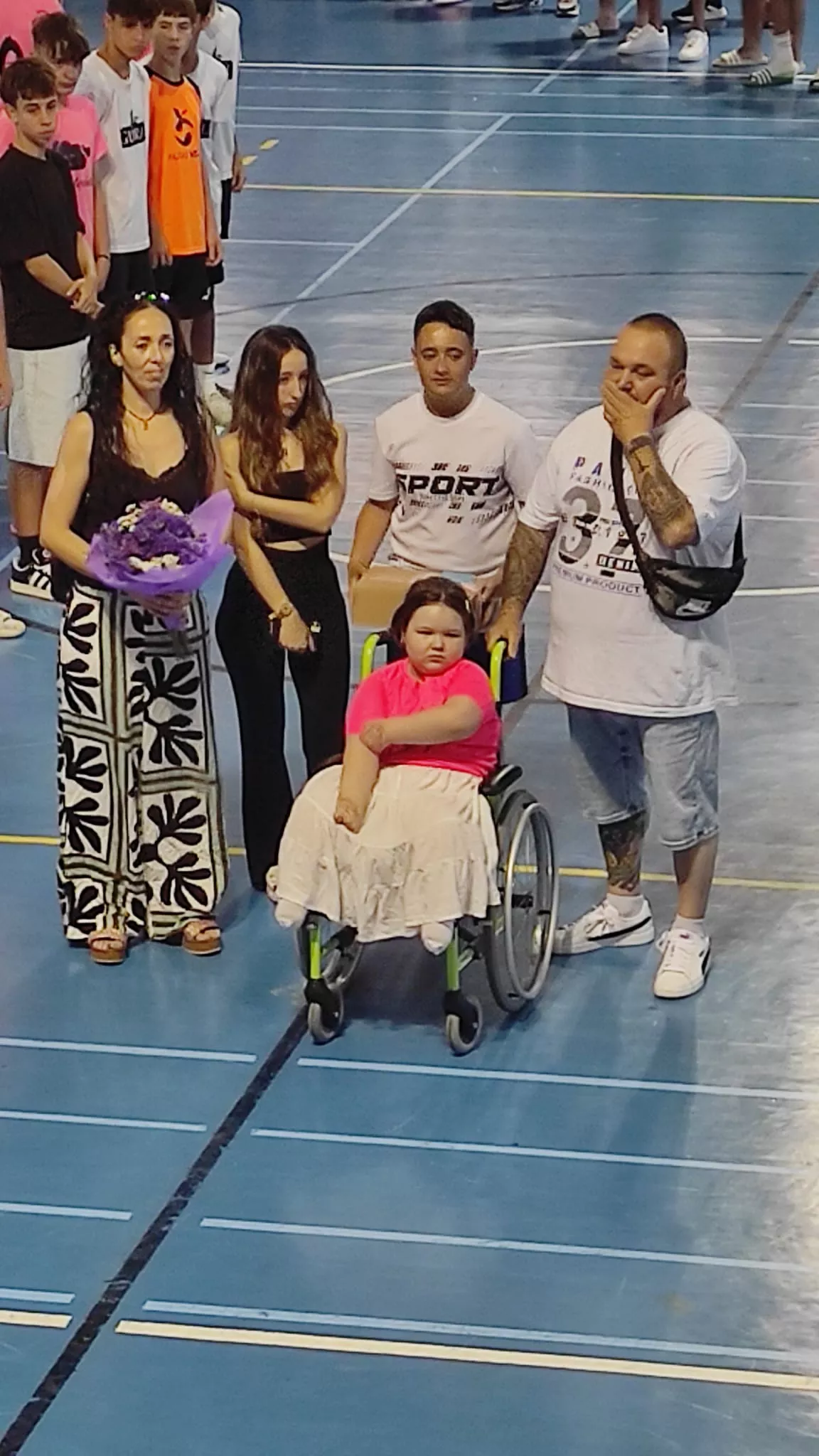 Homenaje a la niña Candela