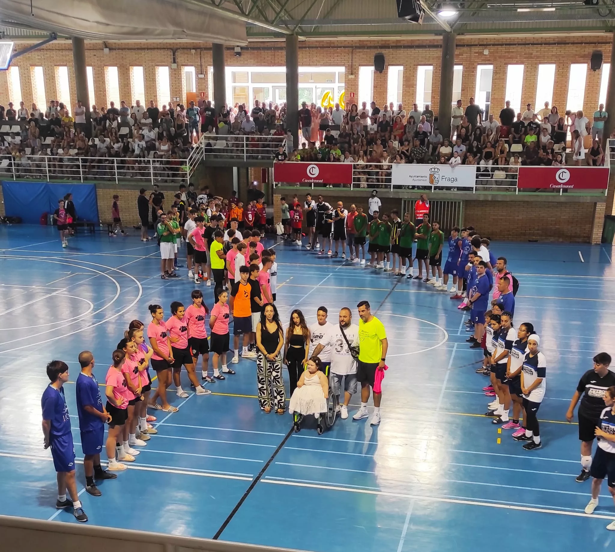 Homenaje a la niña Candela