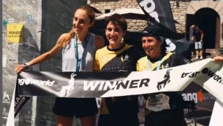 Podio femenino Ultra Trail Ordesa Podio femenino Ultra Trail Ordesa