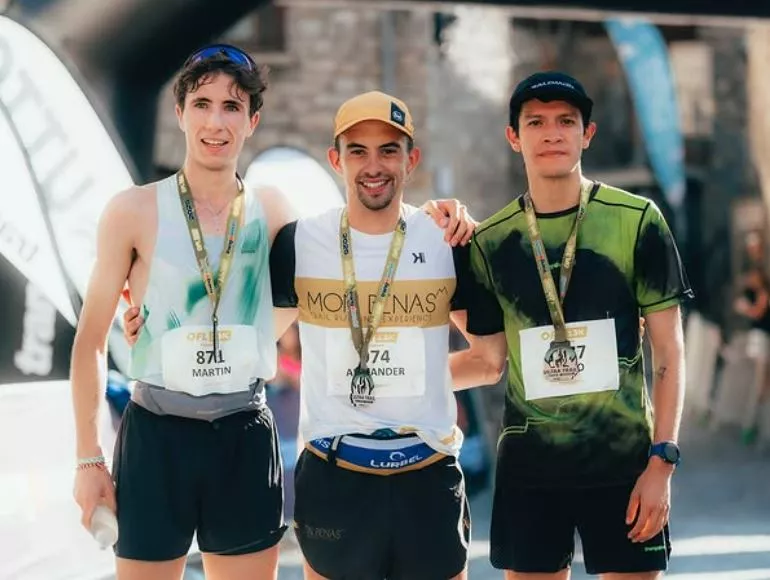 Podio Masculino Os Foratos de Lomenás