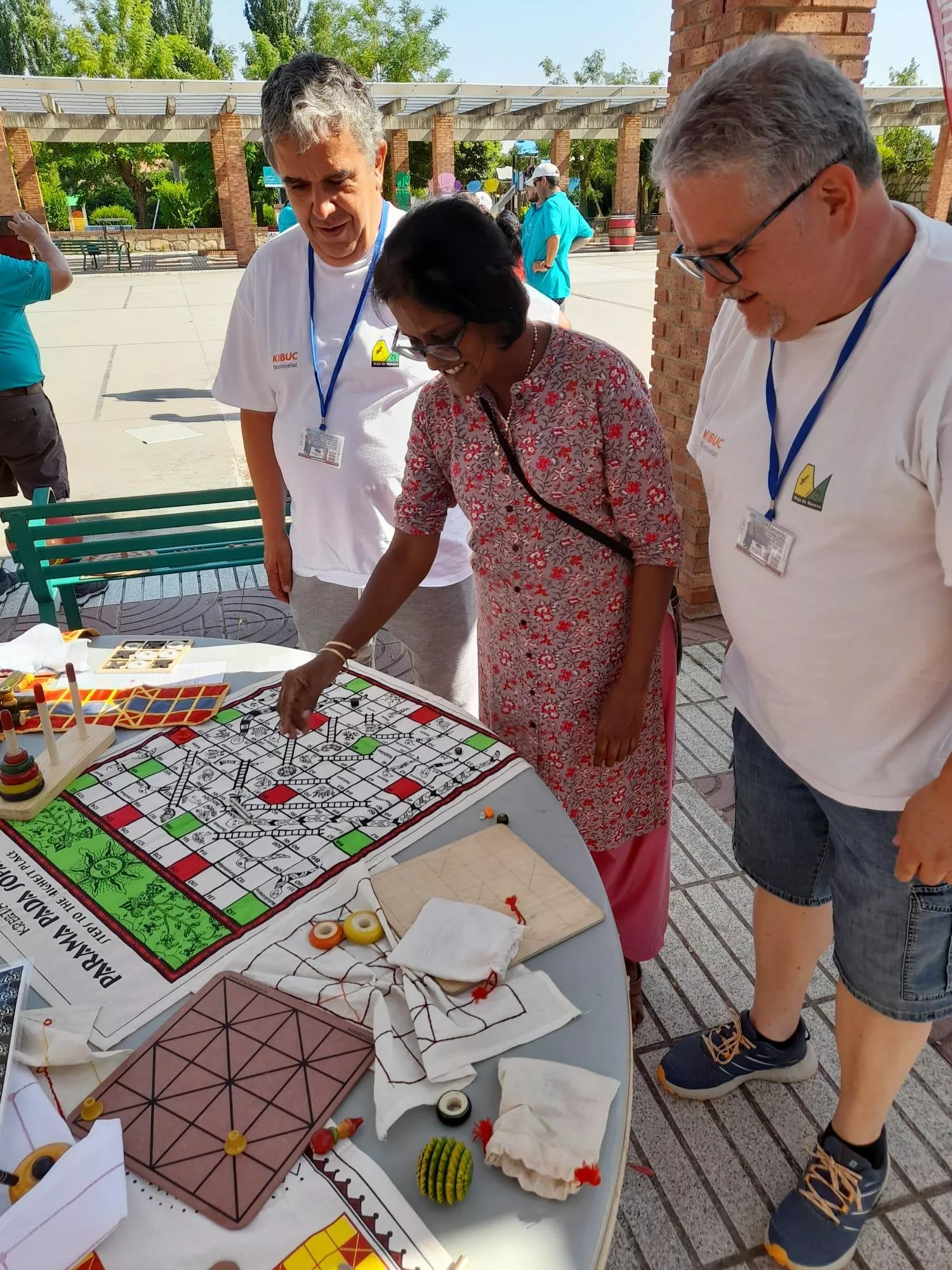 Juegos tradicionales en Aranda, juego de la India