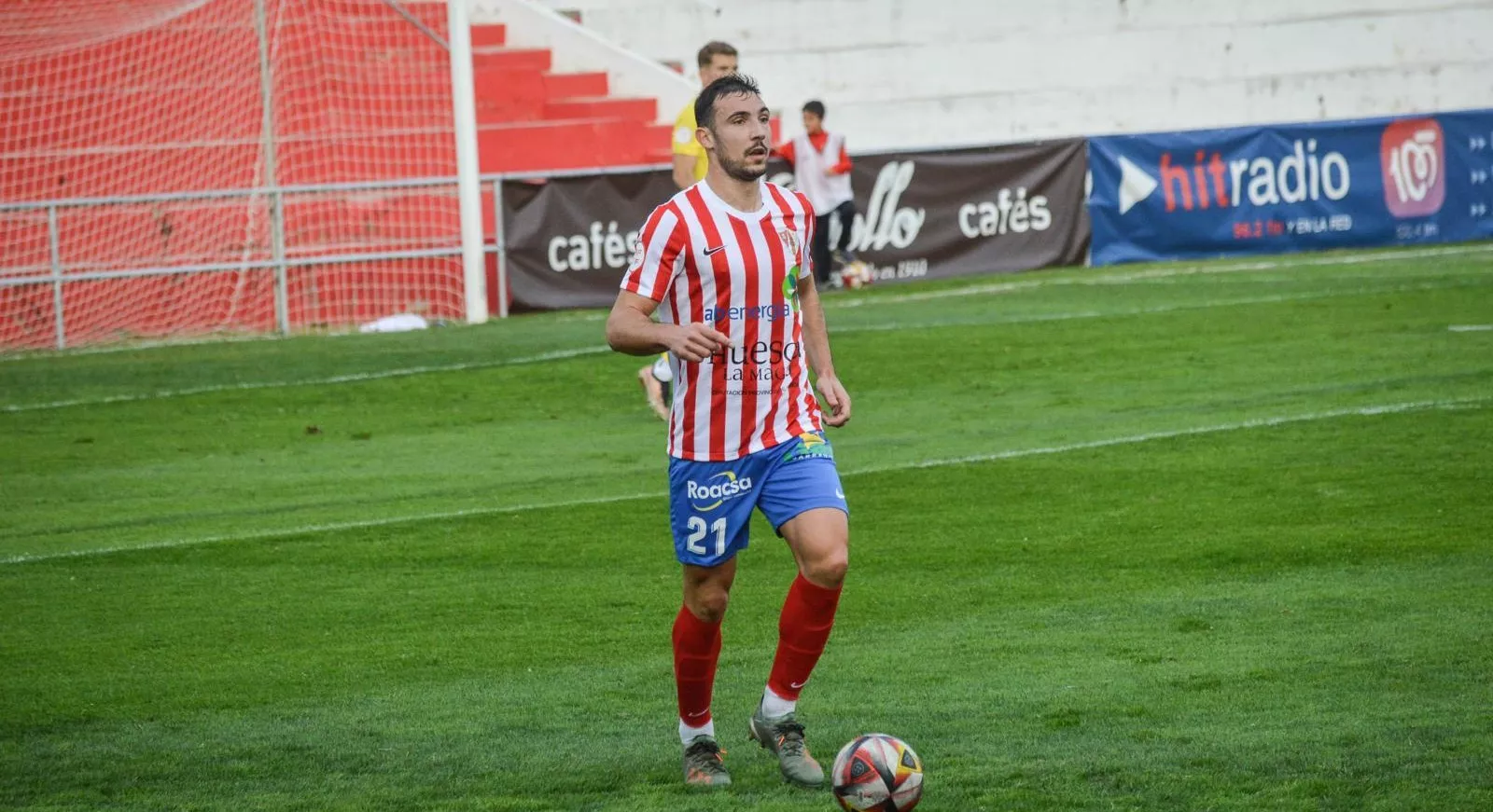 Edu Mingotes en su etapa con el Barbastro. Foto: El Cruzado Aragonés