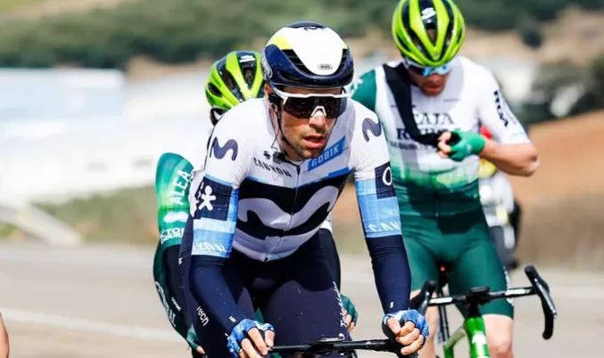 Jorge Arcas, ciclista de Movistar Team. Foto: @SprintCycling