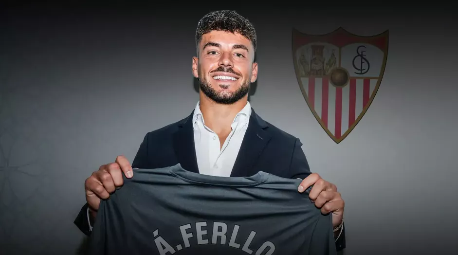 El exazulgrana Álvaro Fernández renueva con el Sevilla. Foto: Sevilla FC