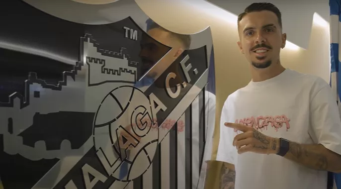 Joaquín Muñoz regresa a su casa y firma por el Málaga. Foto: Málaga CF