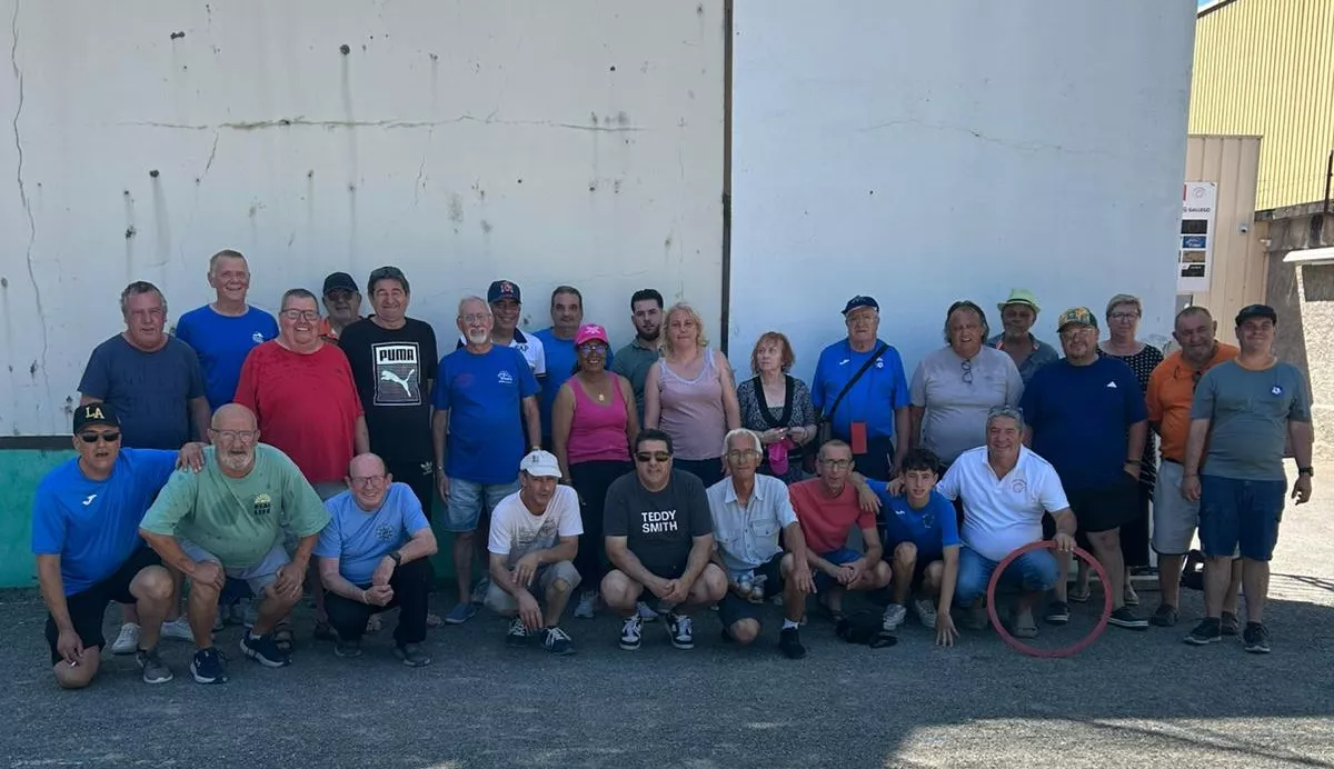 Intercambio del Club Petanca Alegría Laurentina con CP Tarbes. Foto: José Luis Barrao