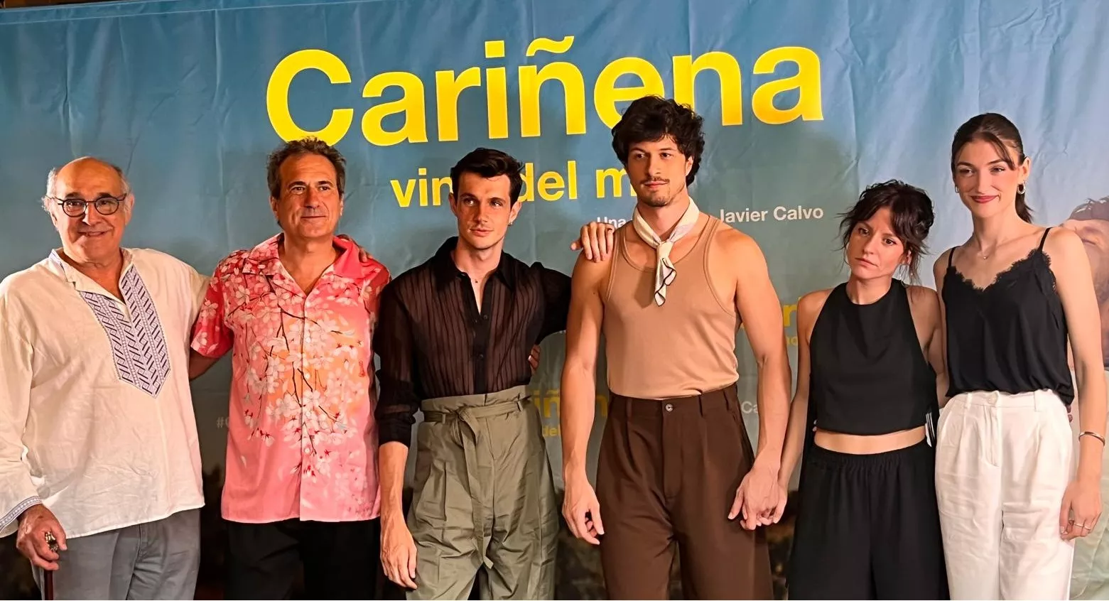 Preestreno de ‘Cariñena, vino del mar’ en el teatro Olimpia de Huesca. Foto Mercedes Manterola