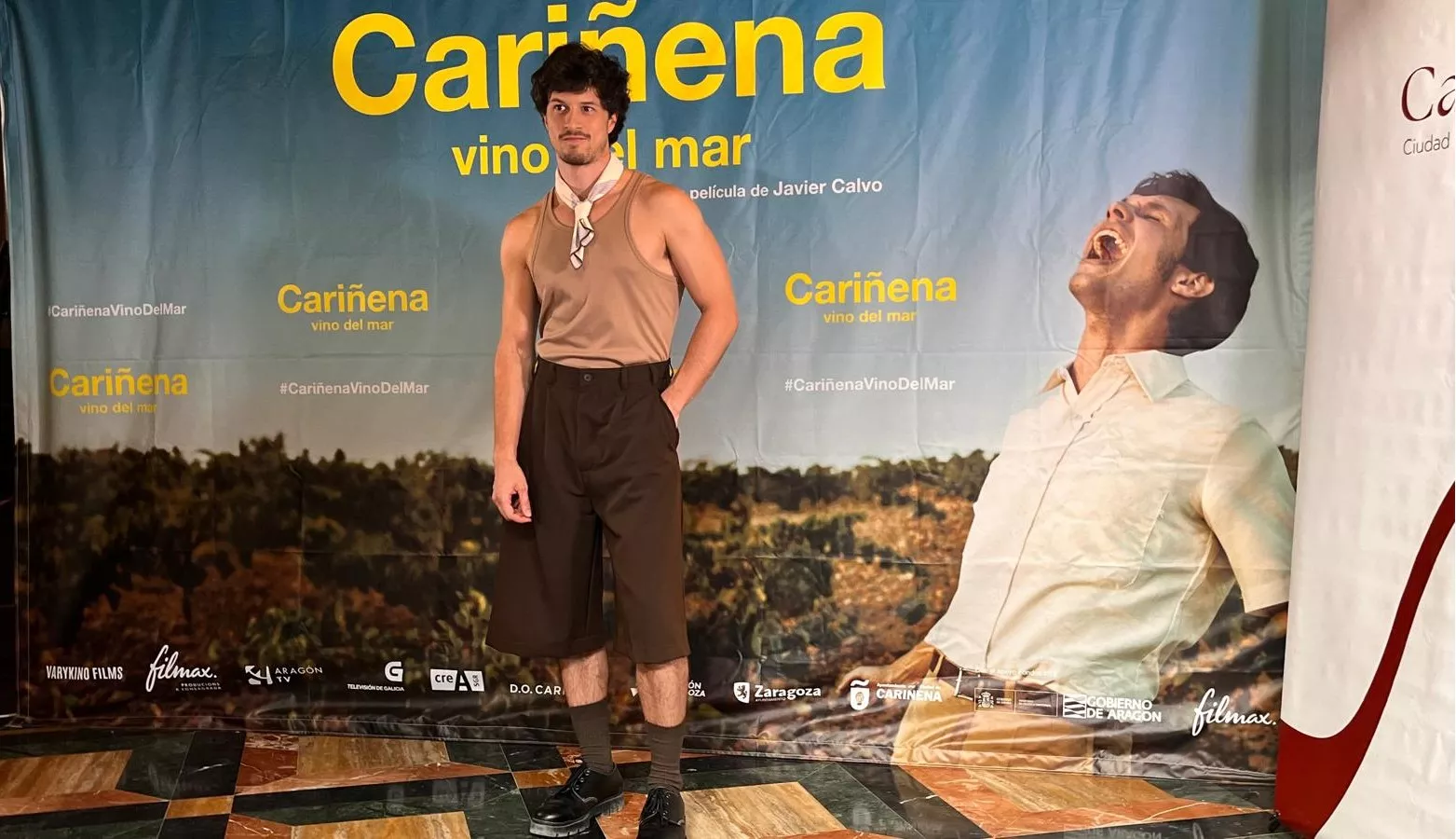 Preestreno de ‘Cariñena, vino del mar’ en el teatro Olimpia de Huesca. Foto Mercedes Manterola