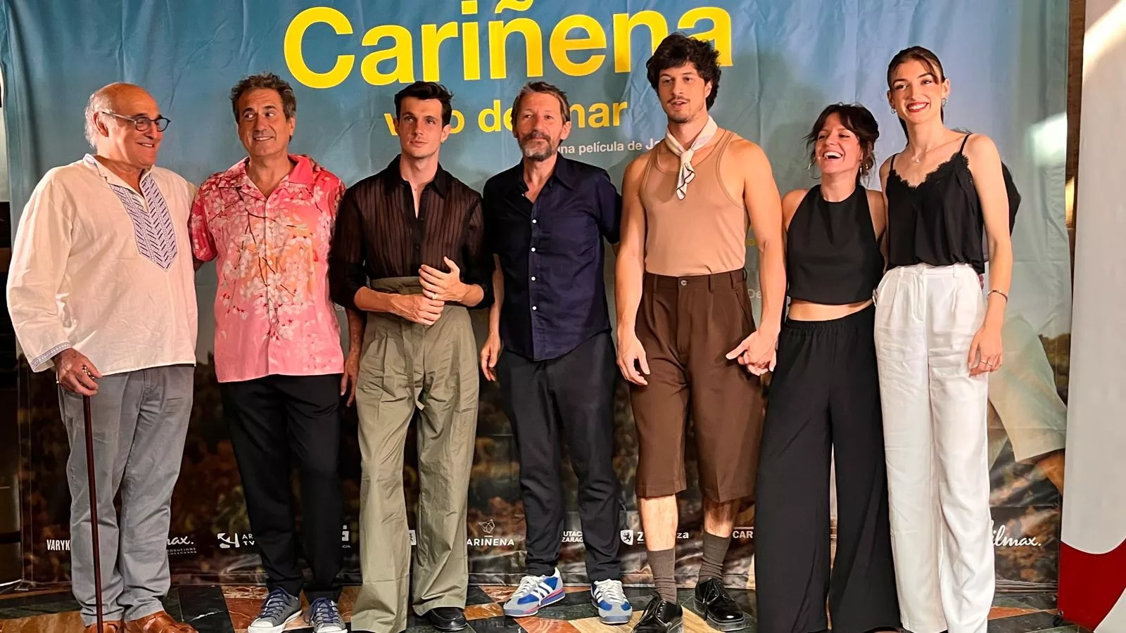 Preestreno de ‘Cariñena, vino del mar’ en el teatro Olimpia de Huesca. Foto Mercedes Manterola
