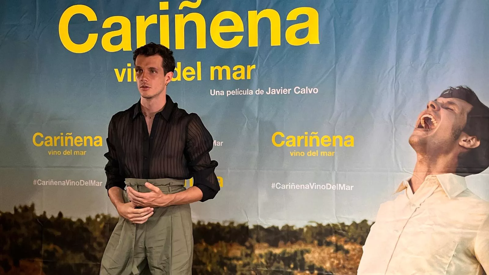 Preestreno de ‘Cariñena, vino del mar’ en el teatro Olimpia de Huesca. Foto Mercedes Manterola