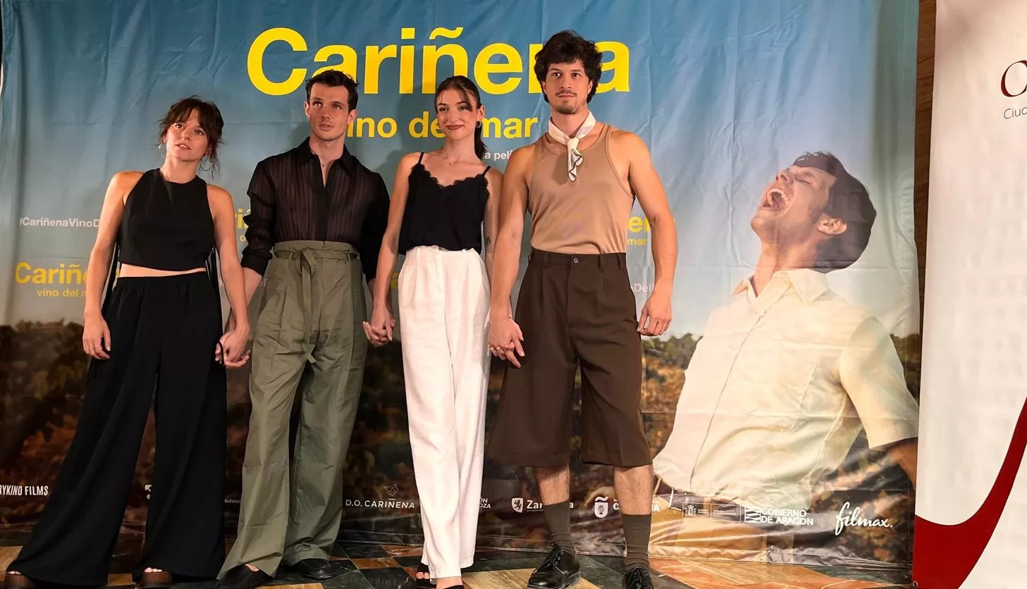 Preestreno de ‘Cariñena, vino del mar’ en el teatro Olimpia de Huesca. Foto Mercedes Manterola