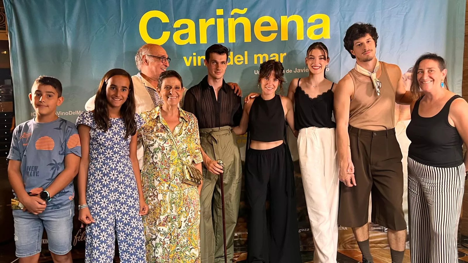 Preestreno de ‘Cariñena, vino del mar’ en el teatro Olimpia de Huesca. Foto Mercedes Manterola