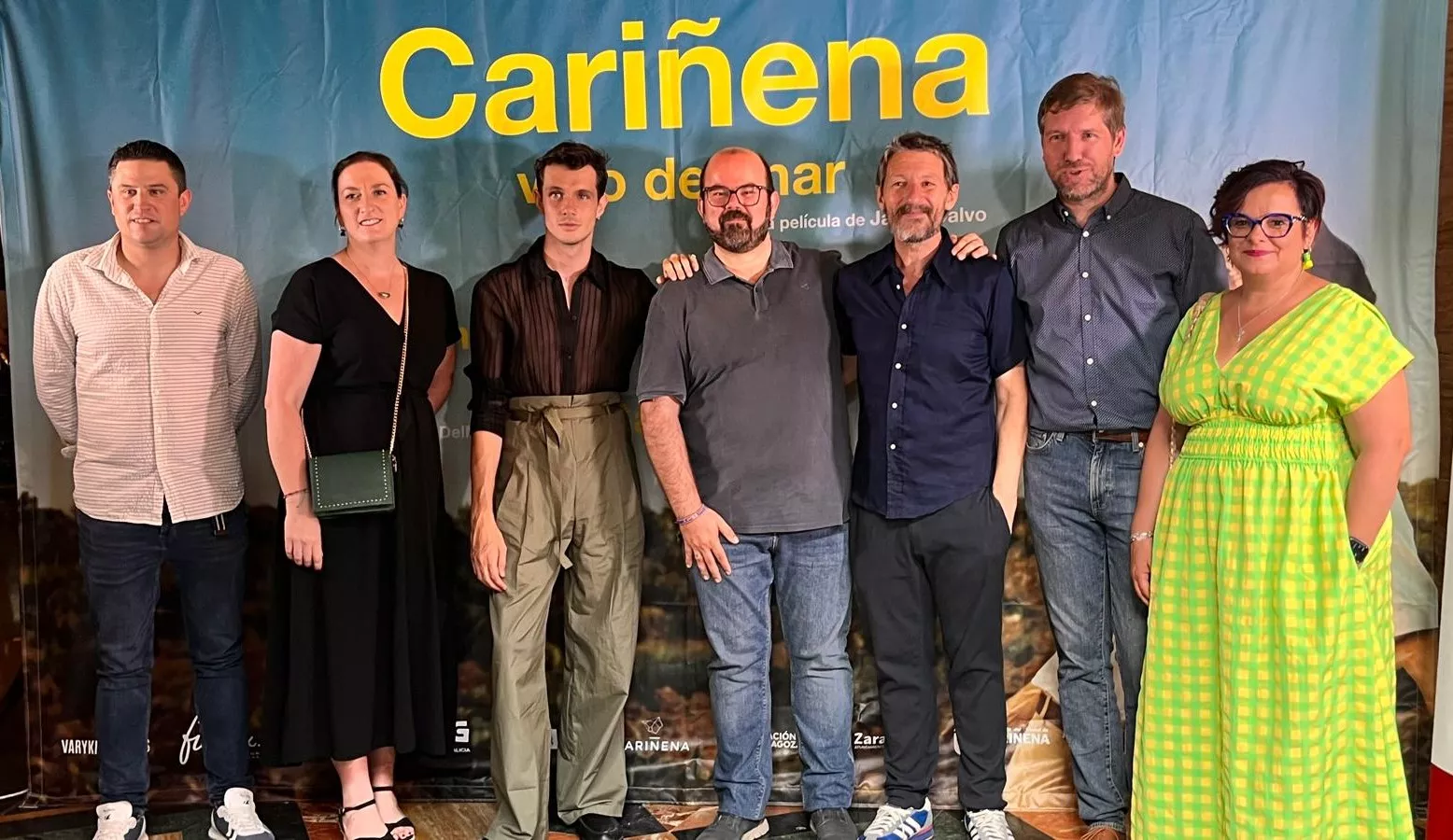 Preestreno de ‘Cariñena, vino del mar’ en el teatro Olimpia de Huesca. Foto Mercedes Manterola
