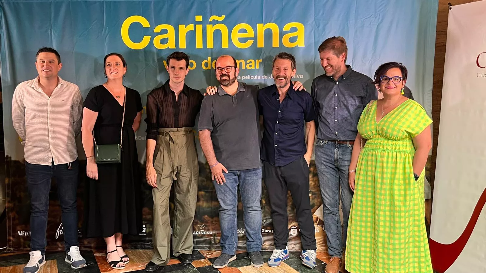Preestreno de ‘Cariñena, vino del mar’ en el teatro Olimpia de Huesca. Foto Mercedes Manterola