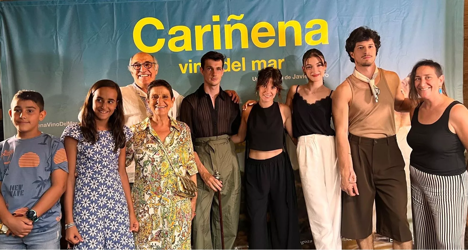 Preestreno de ‘Cariñena, vino del mar’ en el teatro Olimpia de Huesca. Foto Mercedes Manterola