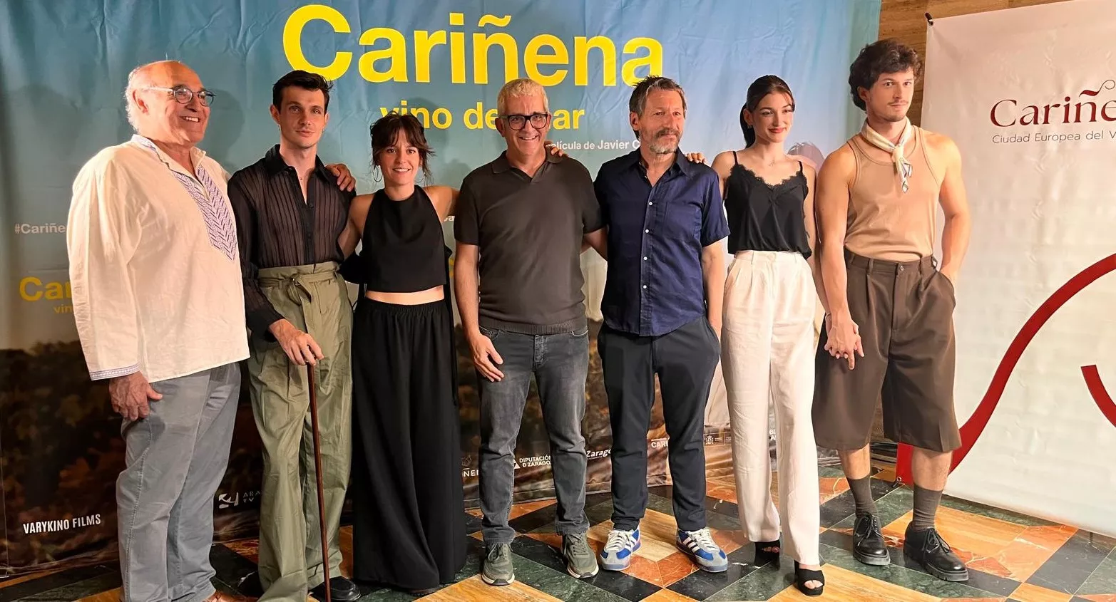 Preestreno de ‘Cariñena, vino del mar’ en el teatro Olimpia de Huesca. Foto Mercedes Manterola