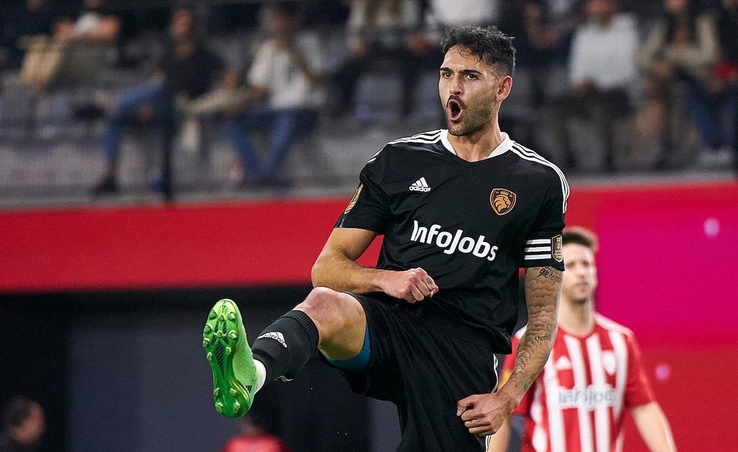 Juanma González, exjugador del Almudévar. Foto: @Juanmaglez22