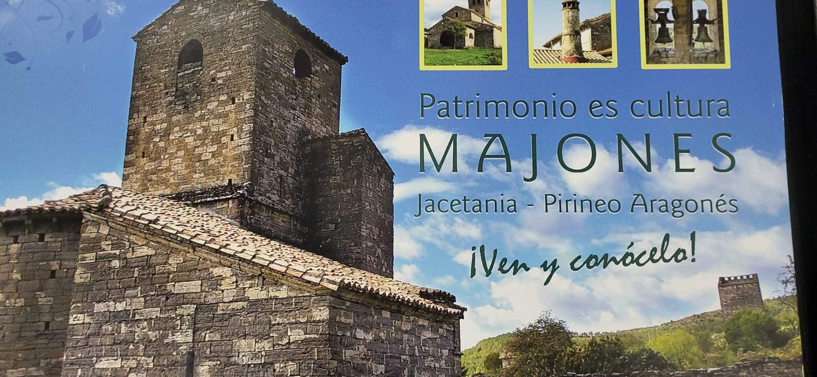 Imagen de la iglesia de Majones del calendario de 2023