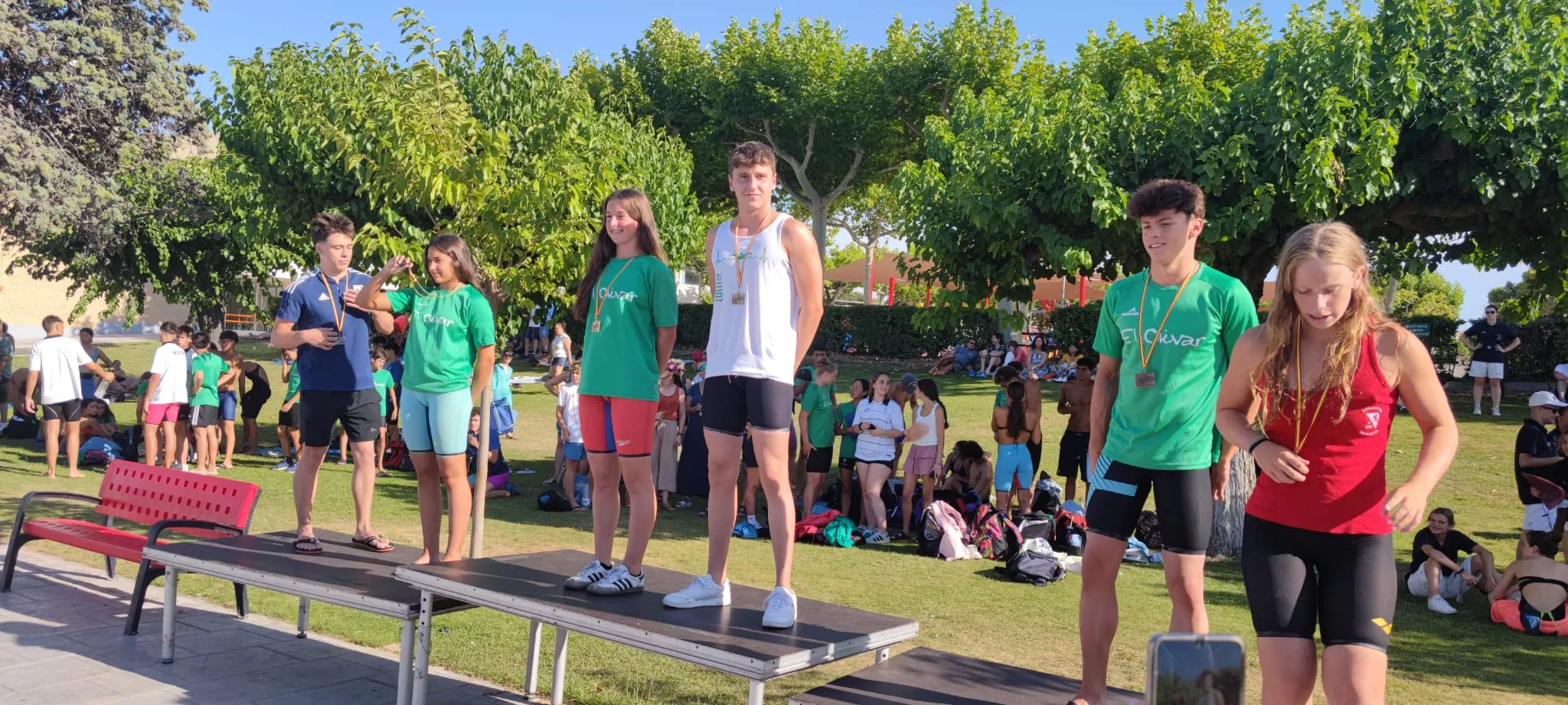 Diego Roselló. Oro 100 m. mariposa junior