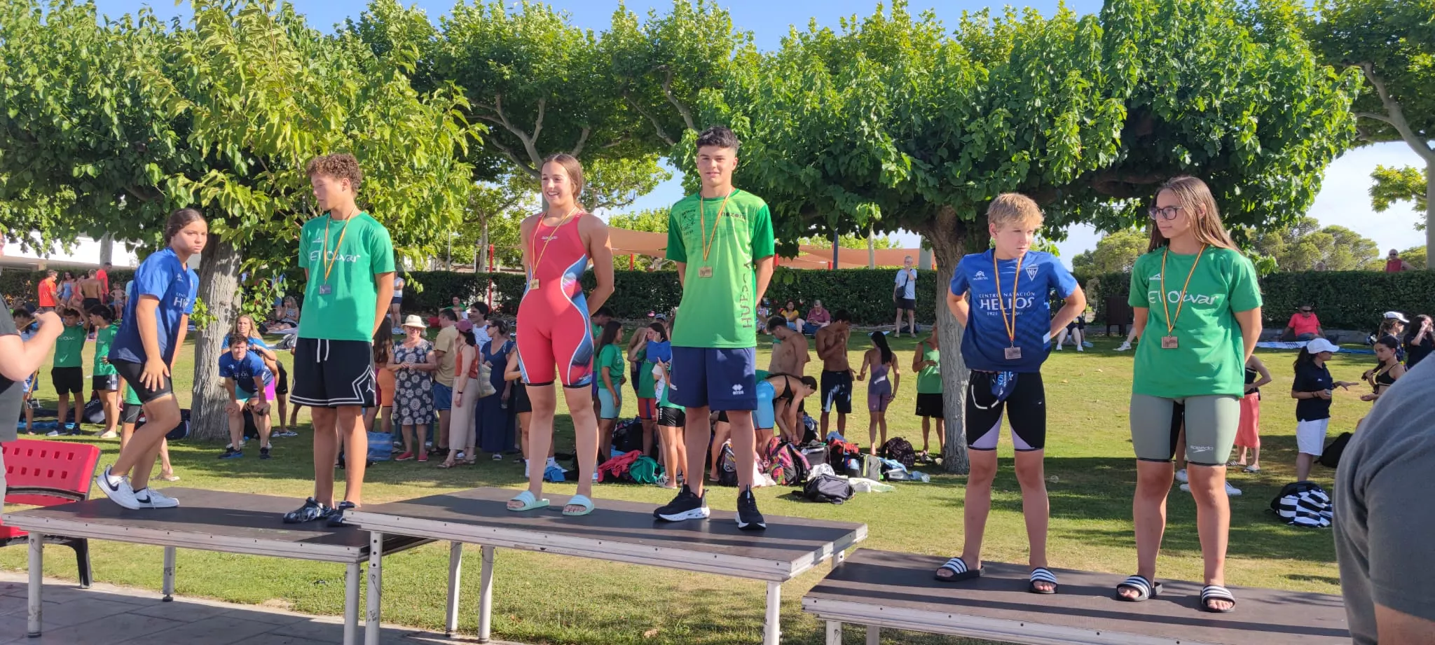 Lucas Lacasta. Oro infantil 100 m. mariposa