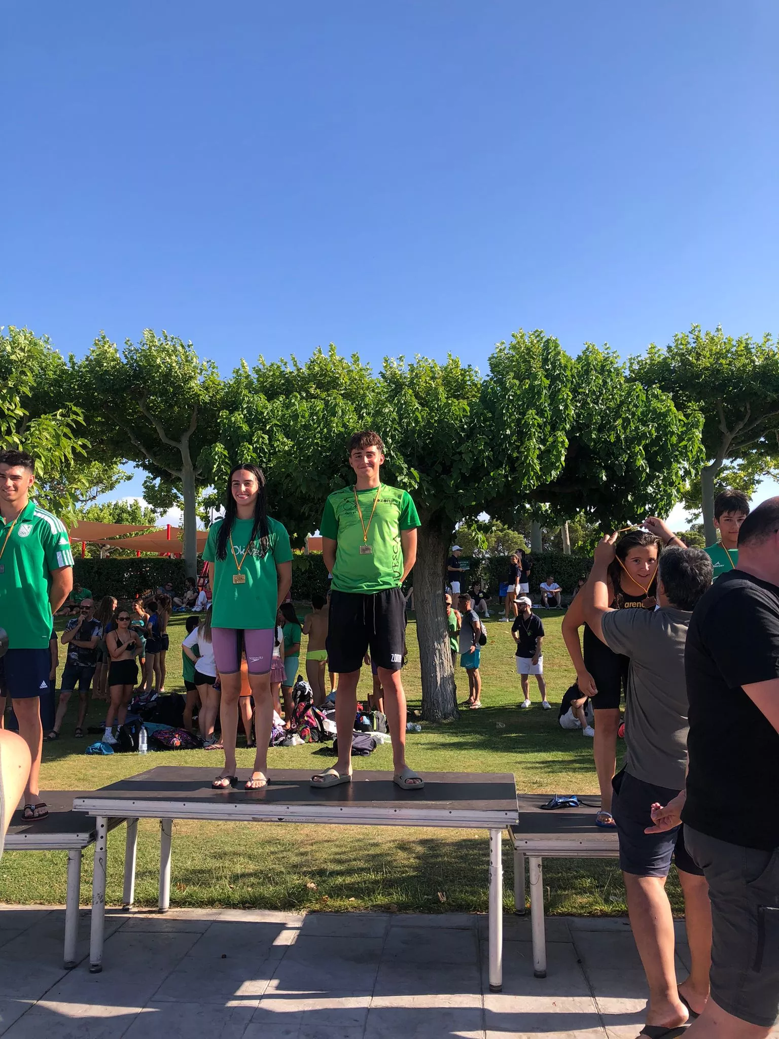 Martín Zapater. Oro 400 m. estilo libre junior