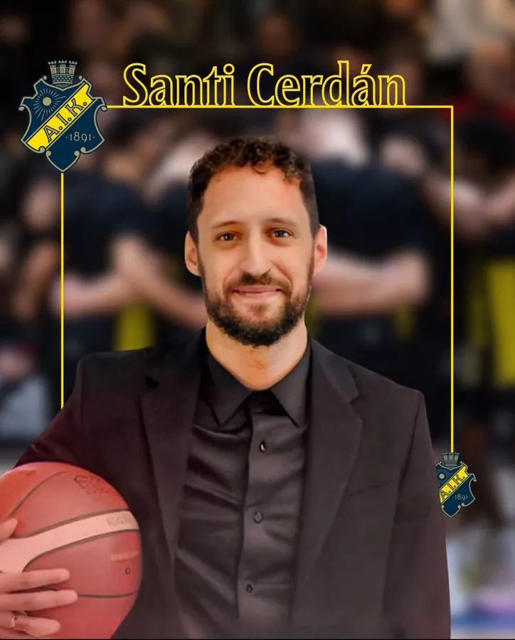 El AIK Basket de Solna ha dado la bienvenida a Santi Cerdán.