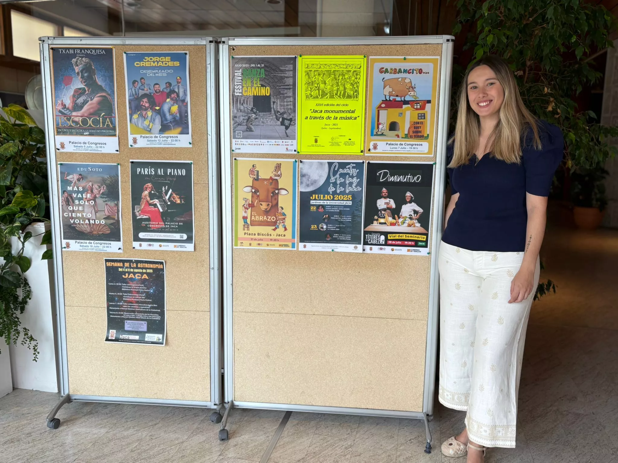 Andrea Vargas ha presentado la programación cultural de verano.