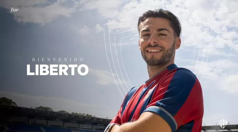 Liberto Beltrán, nuevo jugador de la SD Huesca.