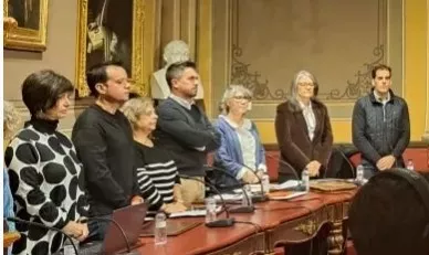 Grupo socialista en el Ayuntamiento de Barbastro