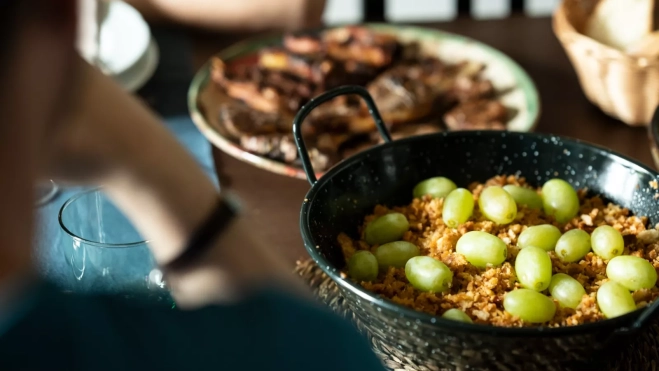 Mesa detalle La Borda de Pastores Mesa detalle La Borda de Pastores
