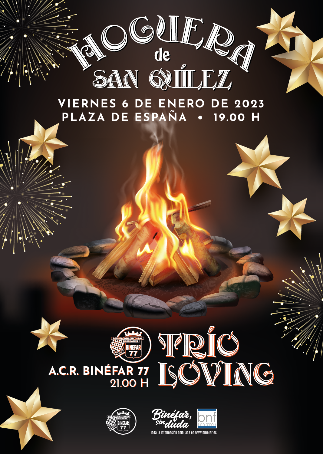 Cartel de la Hoguera de San Quilez