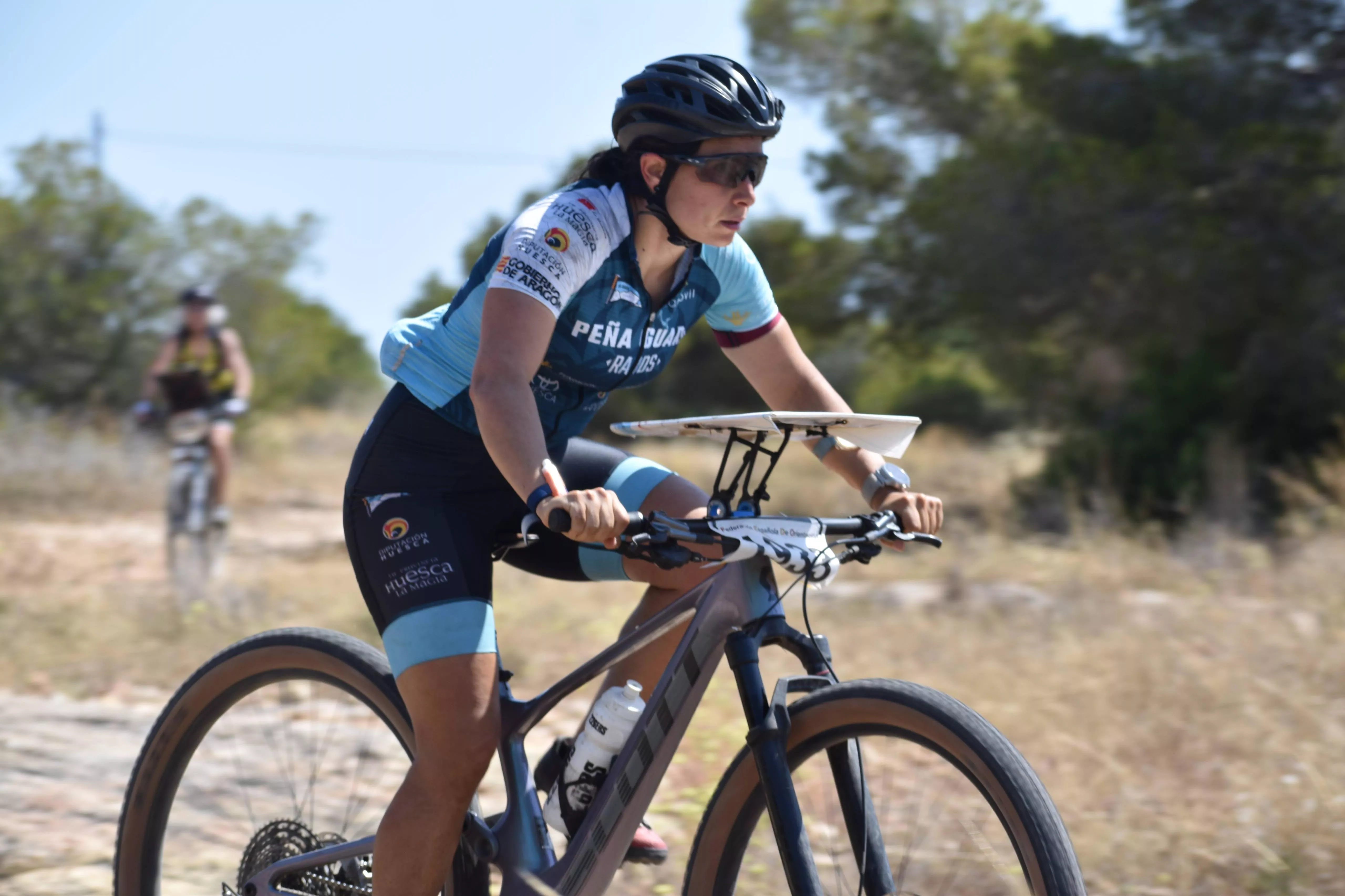 Miren Arina en una de las pruebas