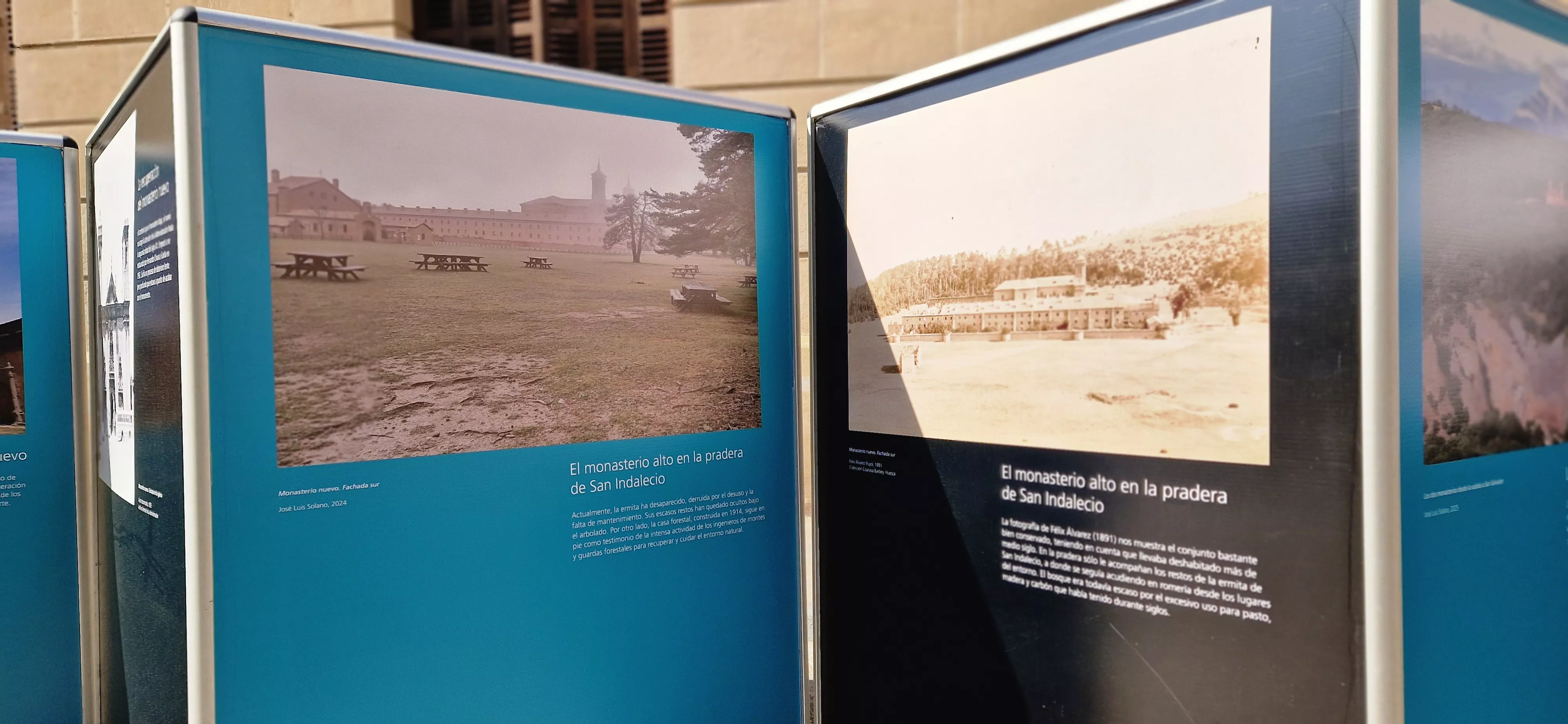 Exposición “Un paseo por la historia con José Luis Solano” en Huesca. Foto Myriam Martínez