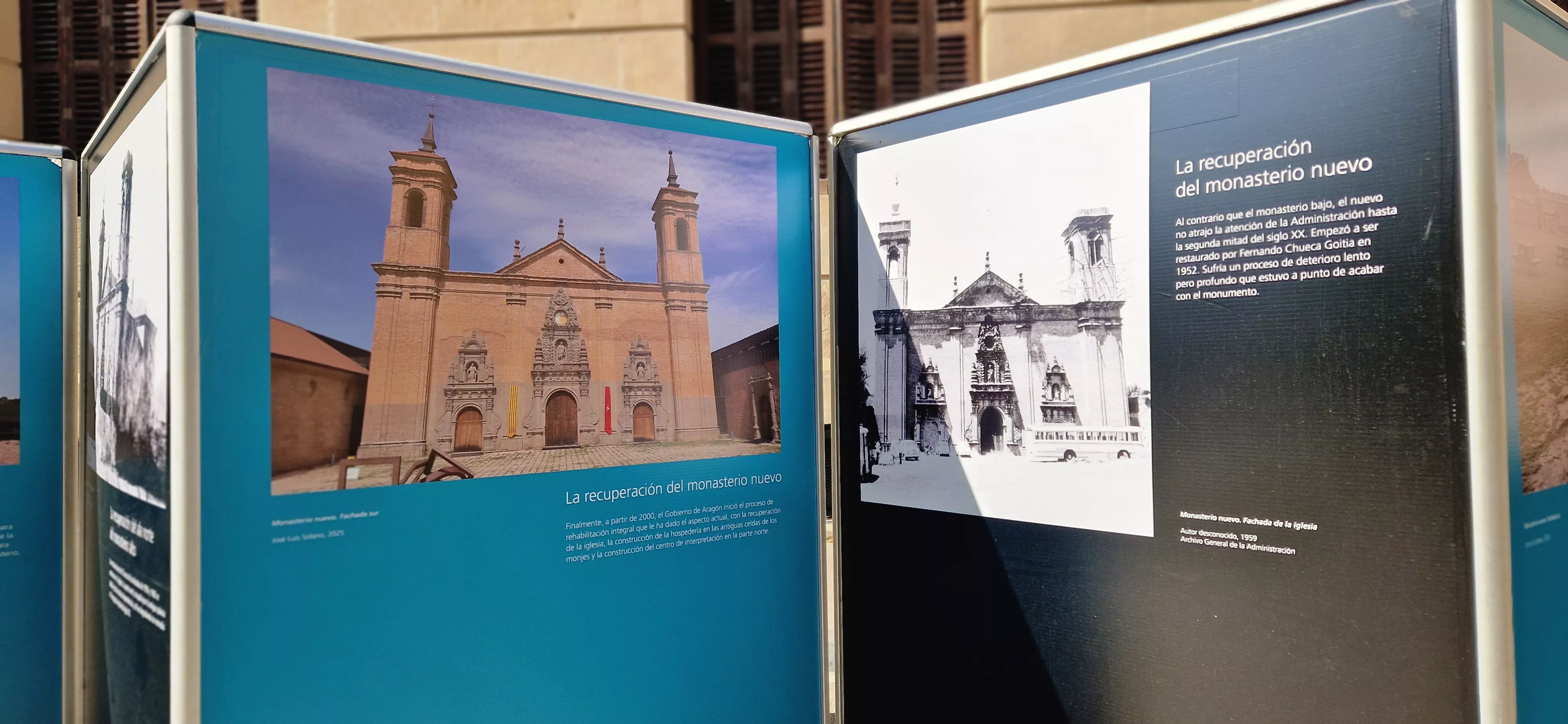 Exposición “Un paseo por la historia con José Luis Solano” en Huesca. Foto Myriam Martínez