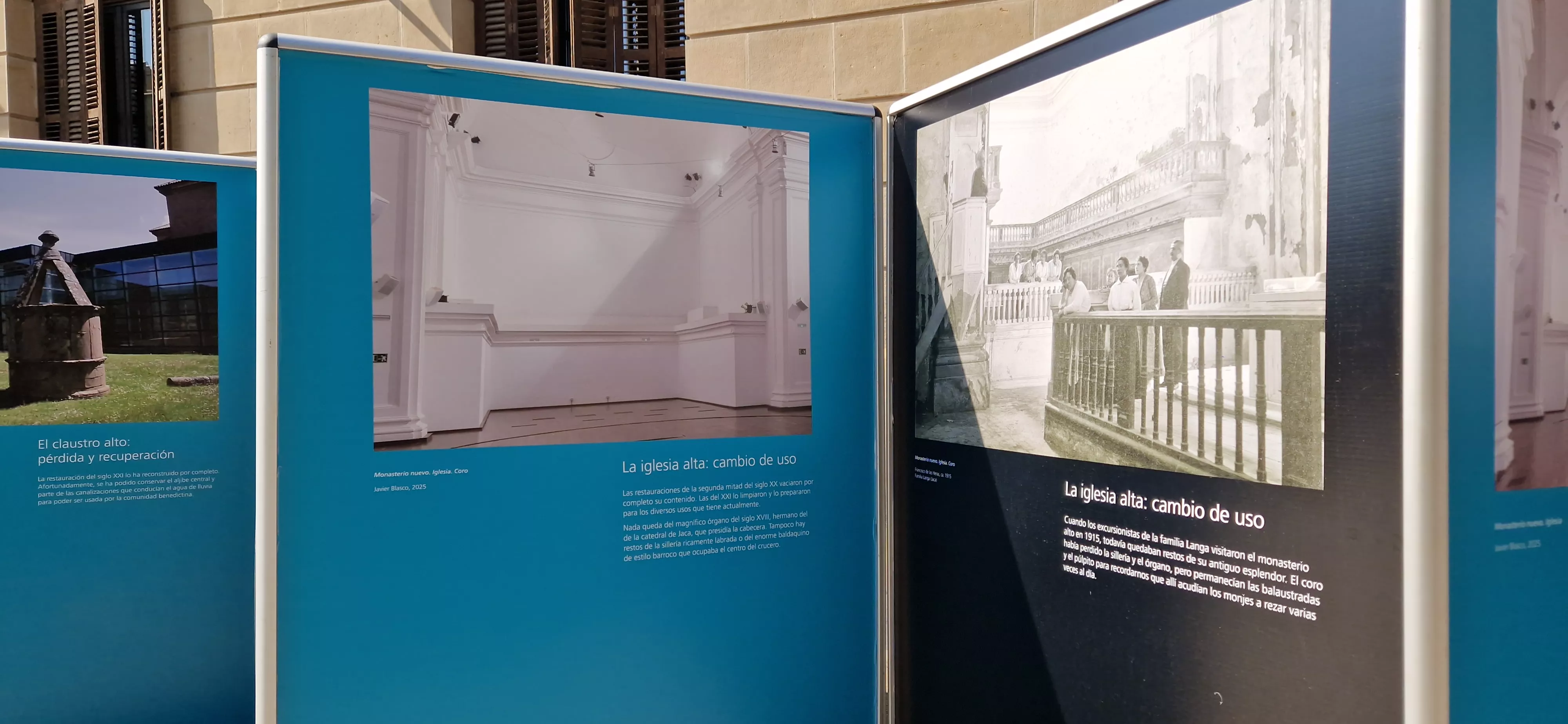 Exposición “Un paseo por la historia con José Luis Solano” en Huesca. Foto Myriam Martínez