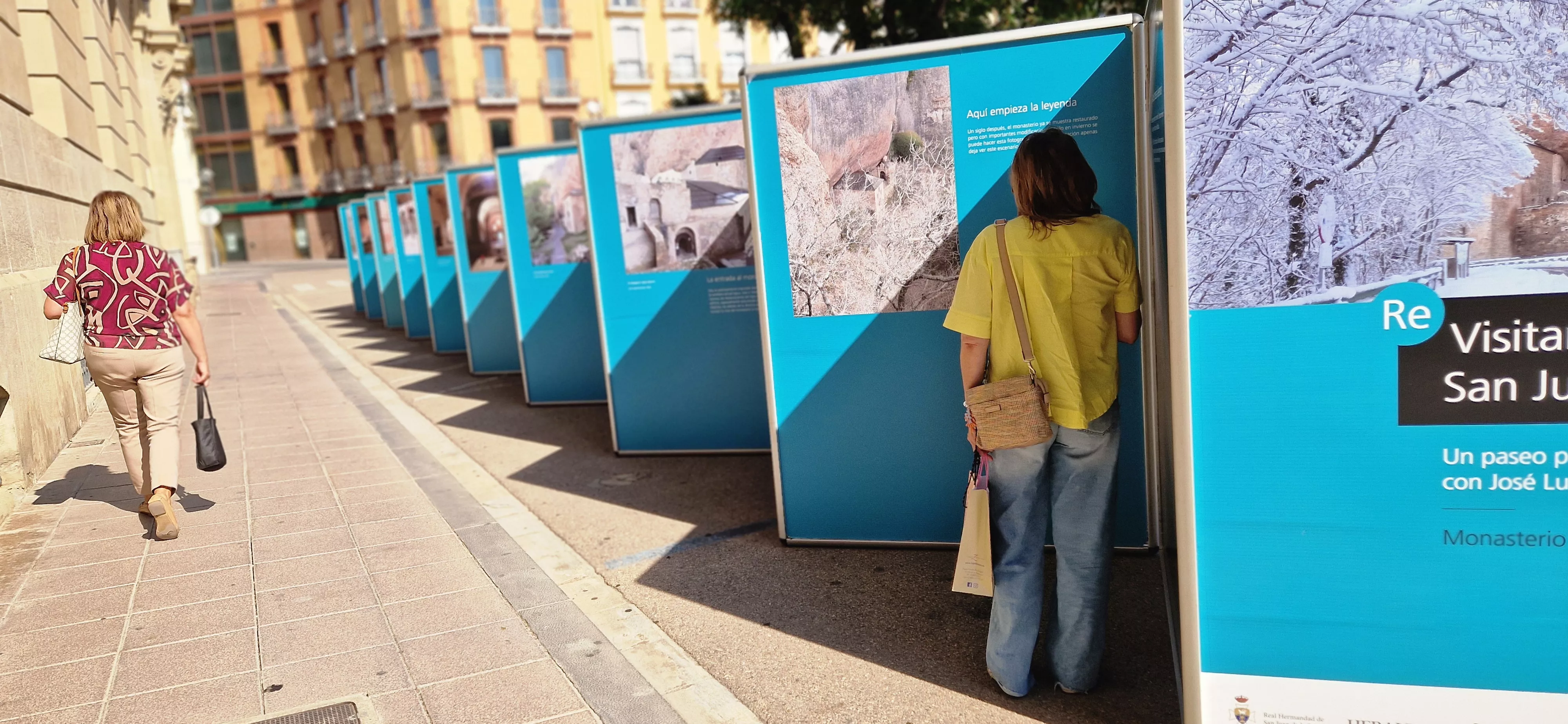 Exposición “Un paseo por la historia con José Luis Solano” en Huesca. Foto Myriam Martínez