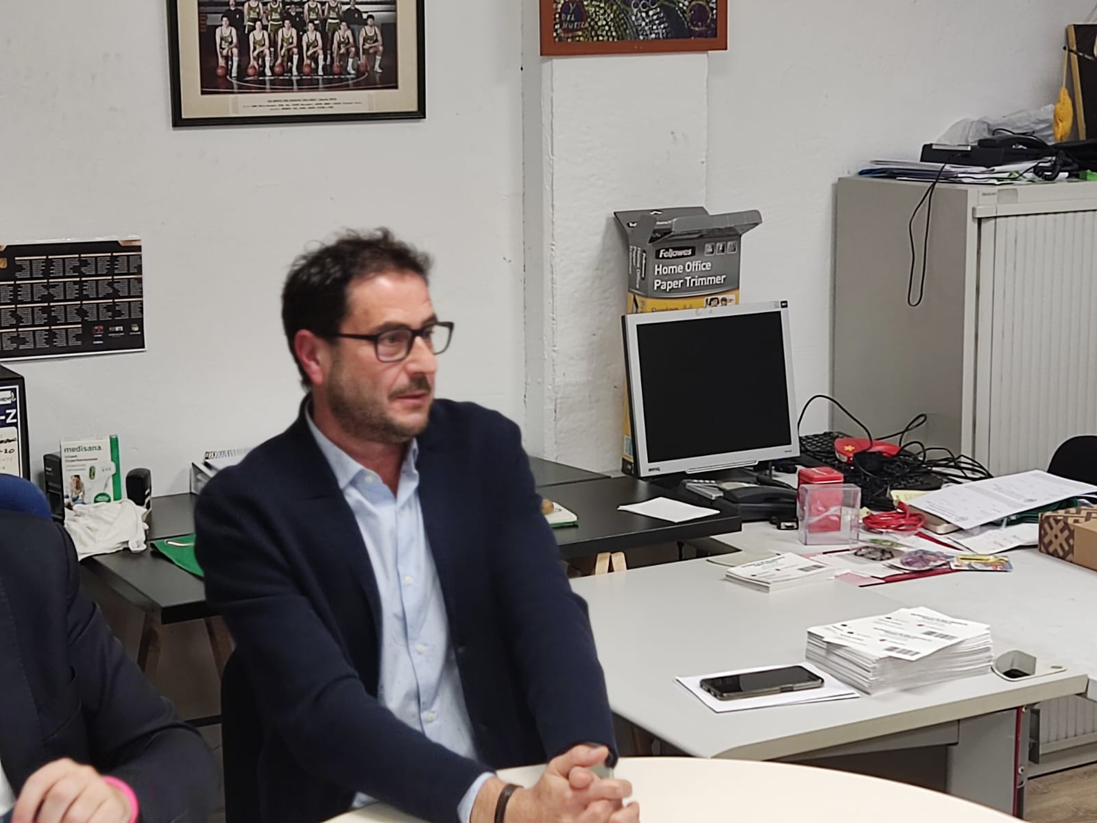 Fernando Lascorz, presidente del Lobe Huesca La Magia CB Peñas. 