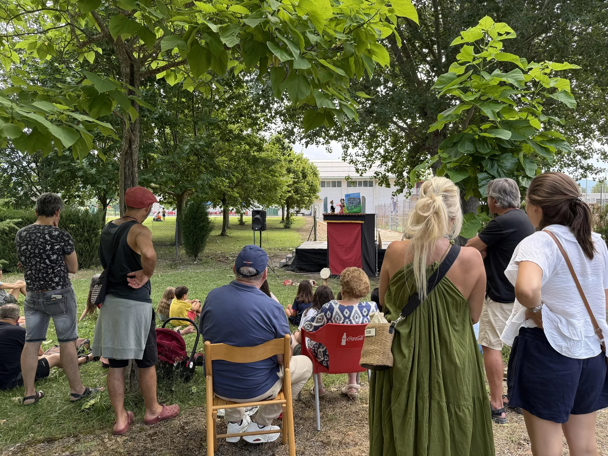 Teatro Alakrán en el parque nabateros