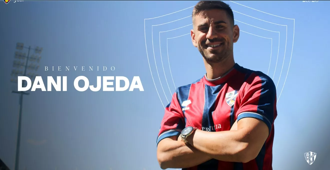Dani Ojeda, delantero para la SD Huesca